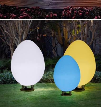 Светильник Яйцо 116х180 питание от АКБ, RGB Светильник Яйцо 116х180 питание от АКБ, RGB