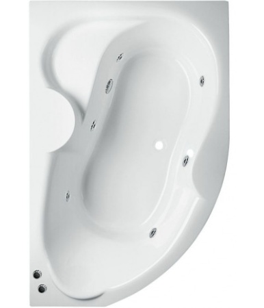 Ванна Vayer Azalia 160x105 (Правая) с гидромассажем