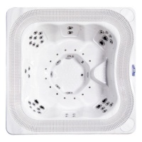 Гидромассажный спа-бассейн Allseas Spa River Flow Square (переливной)